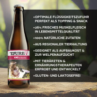 TJURE Hundesmoothie - Rind & Kartoffel - SparAktion 10+2 | Getreidefrei | leichte Verdauung