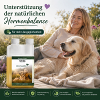 TJURE - Mönchspfeffer Liquid - 500 ml  | Hormonbalance für glückliche Hunde |  bei Läufigkeit | Scheinträchtigkeit