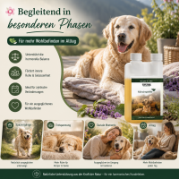TJURE - Mönchspfeffer Liquid - 500 ml  | Hormonbalance für glückliche Hunde |  bei Läufigkeit | Scheinträchtigkeit