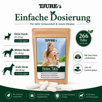 TJURE - Relax Tabs 250 g  | Natürliche Entspannung für deinen Hund