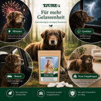 TJURE - Relax Tabs 250 g  | Natürliche Entspannung für deinen Hund