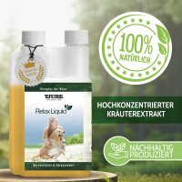 TJURE - Relax Liquid - 1500 ml  | Verbesserung des Wohlbefindens | Steigerung der nervlichen Belastbarkeit