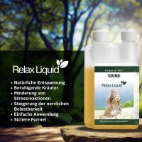 TJURE - Relax Liquid - 1500 ml  | Verbesserung des Wohlbefindens | Steigerung der nervlichen Belastbarkeit