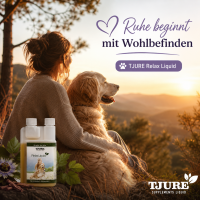 TJURE - Relax Liquid - 500 ml  | Verbesserung des Wohlbefindens | Steigerung der nervlichen Belastbarkeit