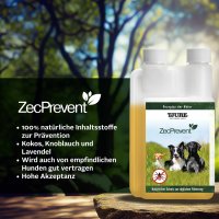 Tjure ZecPrevent – 500ml Natürliche Zeckenabwehr für Deinen Hund