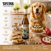 TJURE Hundesmoothie - Geflügel & Kartoffel 320 ml reich an Proteinen | ausgezeichnete Quelle für Energie