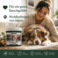 TJURE Ulmenrinde Spezial – Hilfe für Magen & Verdauung von Hunden 150 g sehr ergiebig