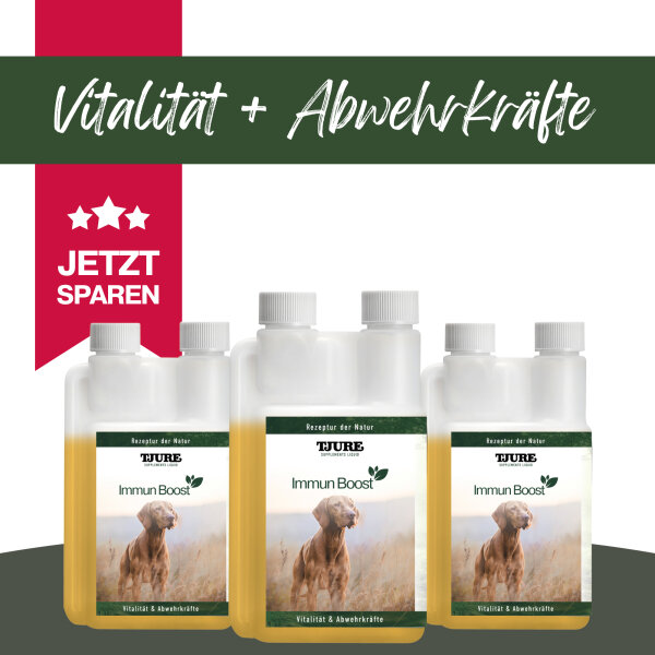 TJURE - Immun Boost - 1500 ml | Extraportion Wohlbefinden | Kräftigung der Immunabwehr |