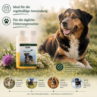 TJURE - Leber Liquid - 500 ml | liefert deinem Hund wertvolle Bitterstoffe und Kräuter