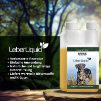 TJURE - Leber Liquid - 2500 ml | liefert deinem Hund wertvolle Bitterstoffe und Kräuter