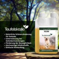 TJURE - Teufelskralle Liquid - 3.000 ml | So fördert man Gelenkbeweglichkeit | Entzündungshemmend |