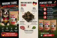 TEAM TJURE WM SNACK BAG 2026 je 150 g ( Ente, Rind, Huhn )