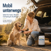 TJURE Outdoor Wash  für Hunde | saubere Pfoten. überall