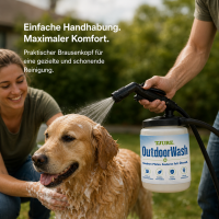 TJURE Outdoor Wash  für Hunde | saubere Pfoten. überall